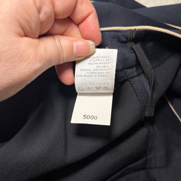 Elegant Alain Manoukian Skirtsuit - black with white trim - Size 44 - Picture 5 of 16